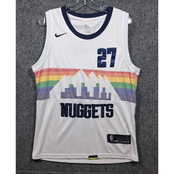 Nike Other - Nike Jamal Murray #27 Basketball Jersey  White Fan Jersey Size 44 S Swingman